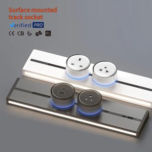 Enchufe universal extraíble múltiple completamente funcional con enchufe de sistema de pista de alimentación para enchufe eléctrico de escritorio adaptador USB - Product Image 2