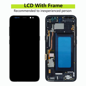 หน้าจอเดิมสำหรับ Samsung Galaxy อะไหล่หน้าจอสัมผัส LCD S8พร้อมกรอบสำหรับ Samsung Galaxy S8 PLUS
