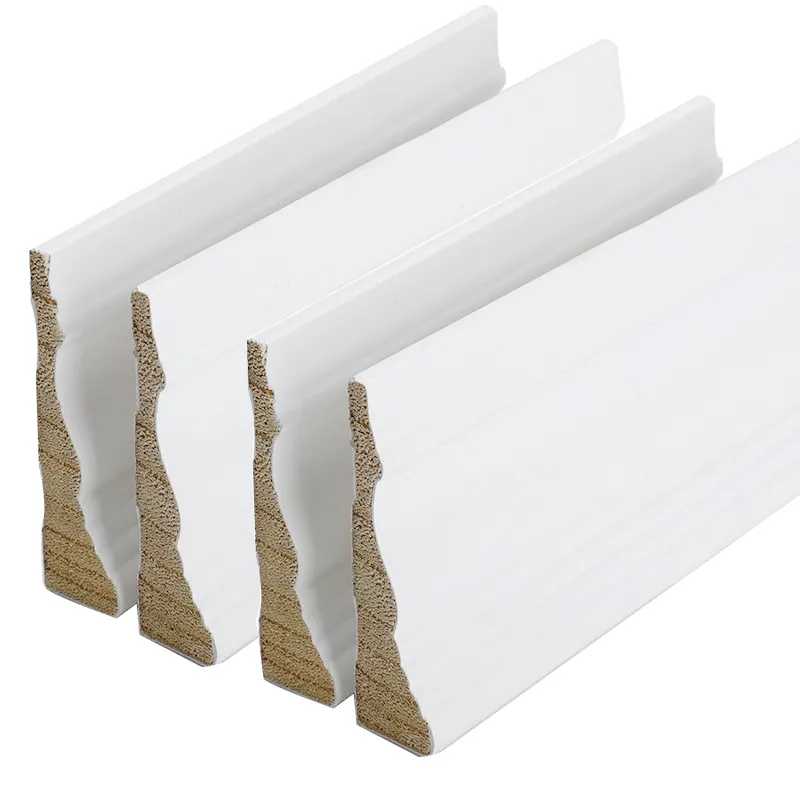 Bán buôn tùy chỉnh paulownia gỗ trắng trang trí cửa jamb mouldings