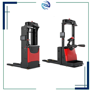 Potente sistema de accionamiento Manejo de carga Transporte de carga pesada AGV Apilador de palés de vehículos guiado automatizado con control AI - Product Image 1