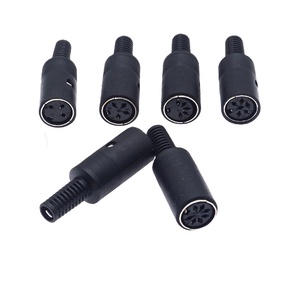 S-terminal fiş ve soket 3/4/5/6/7/8P pin/çekirdek DIN konnektör montaj tipi erkek ve dişi monte klavye fişi - Product Image 3