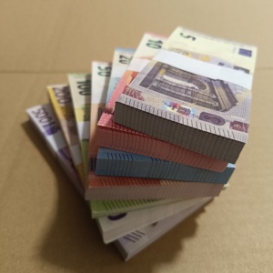 高品质欧元纸币现实电影效果Billetes欧元阿根廷5 10 20 50 100 200毕业万圣节500