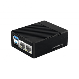 Mini-Dual-Gigabit-Ethernet-Mini-Computer-Kit Entwickelt für das Raspberry Pi Compute-Modul 5 CM5-Basisplatine Metall gehäuse Netzteil - Product Image 1