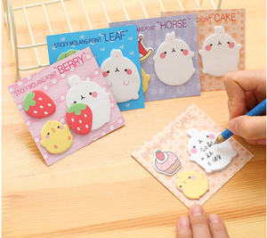 蝴蝶白纸原装彩纸定制形状记事本带封面便签 - Product Image 4