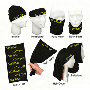 Personalisierbare Nahtlose Multifunktions-Tücher für Herren – Individuell bedruckbare Halstücher, Buff-Stil Nackenwärmer mit Logo - Product Image 6