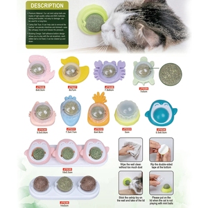 Manufacturer Wholesale Stick on the Wall Self Improvement <strong>Cat</strong> <strong>Catnip</strong> Toys - Product Image 2