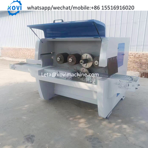 CNC büyük yuvarlak kare log kereste çok bıçaklar Rip dairesel testere ahşap çalışma makinesi - Product Image 3