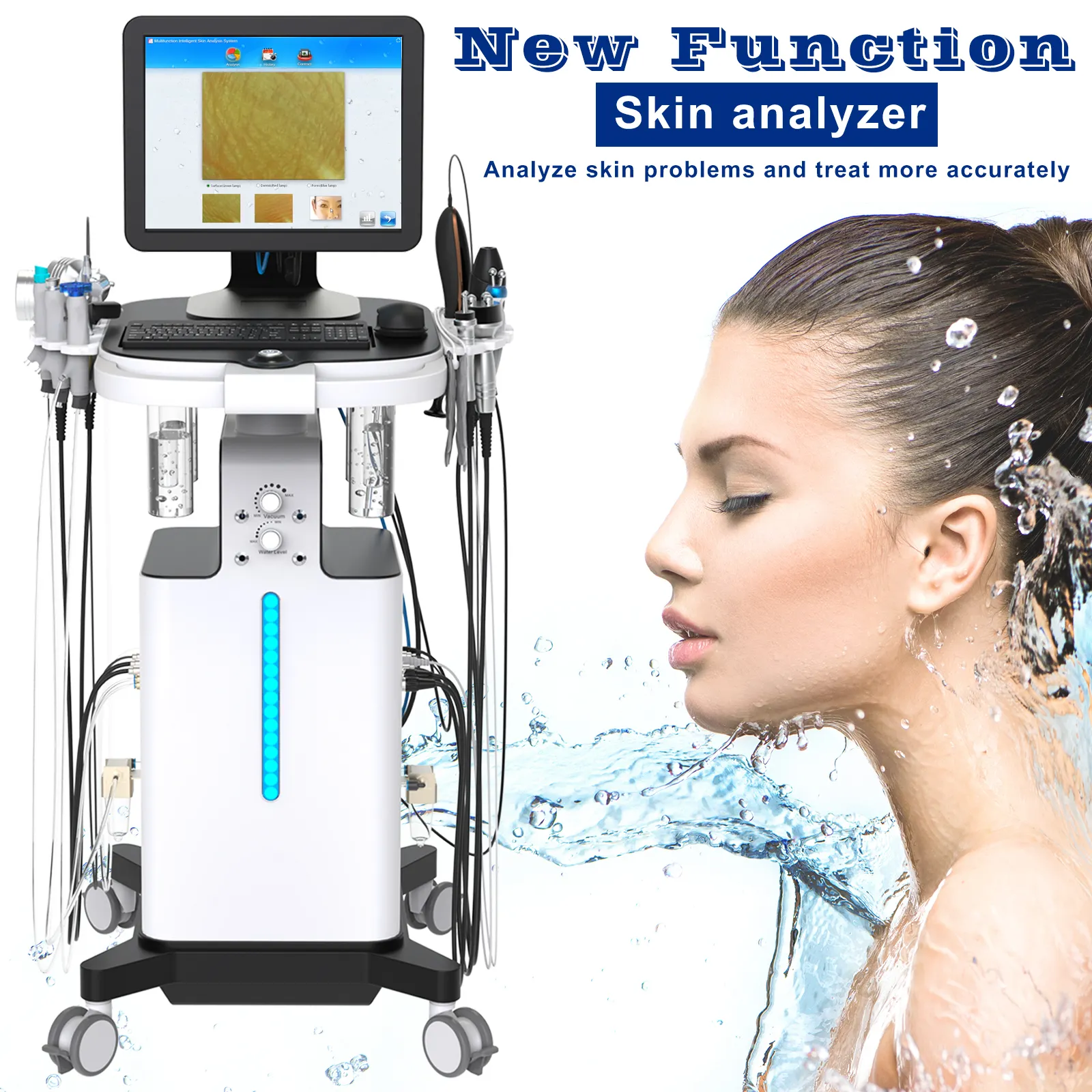 La mejor máquina de belleza multifunción Hydrafaci Hydra Hydro Facials Aqua Peeling facial Hydra Peel Hidrofacial