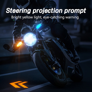 Evrensel 12V LED rüya renk yarış viraj dönüş sinyal ışığı yeni stil motosiklet projeksiyon ışığı - Product Image 4