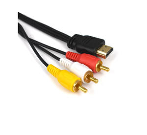 新的足够库存可靠的供应商新的HDMI到AV转换器1080P HDMI到3RCA /AV/CVBS复合视频音频适配器 - Product Image 5