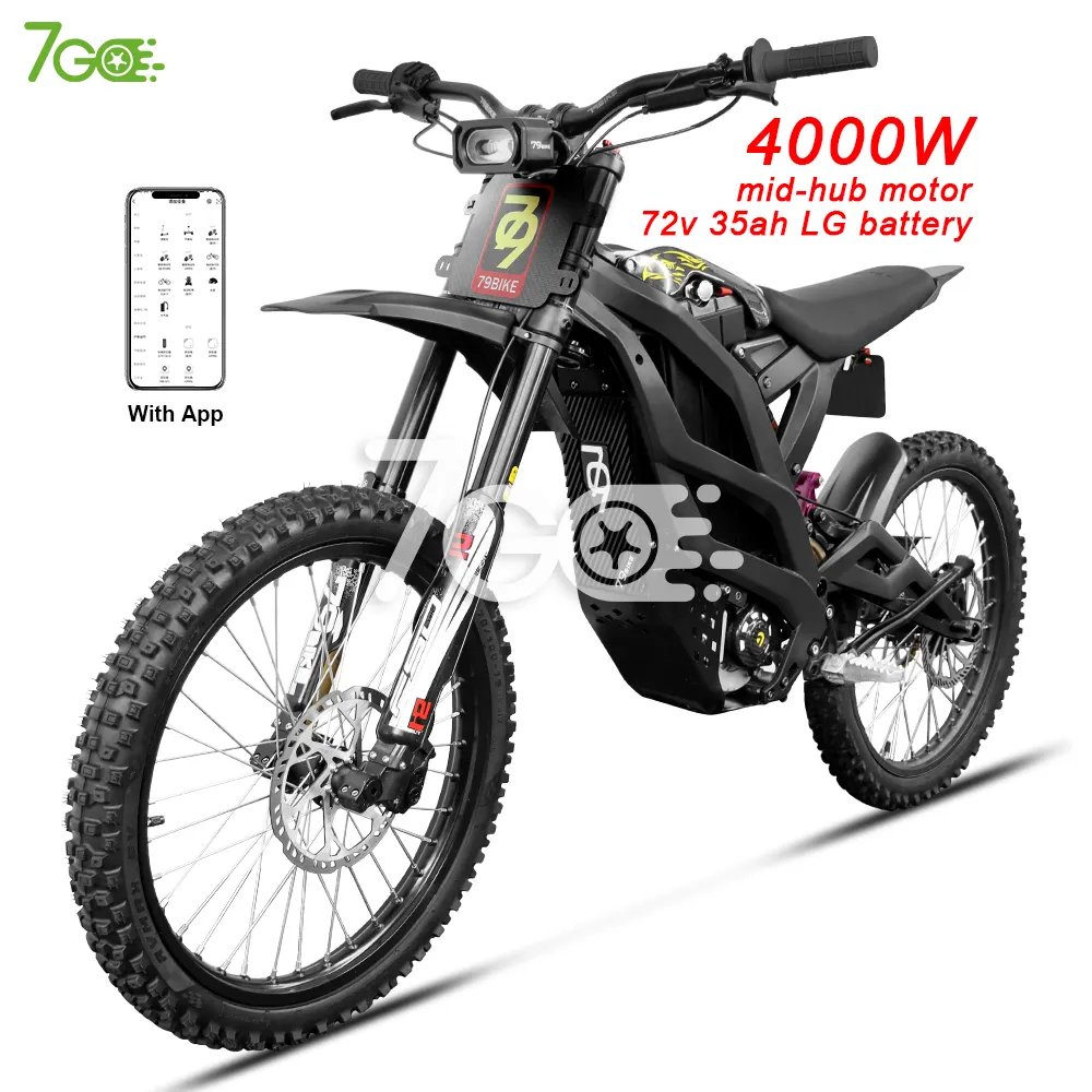 먼지 자전거 전기 오토바이 8000w 성인 440N.m 80 KM/h 72V 35AH 엔듀로 Ebike 전기 먼지 자전거 성인 오토바이 자전거