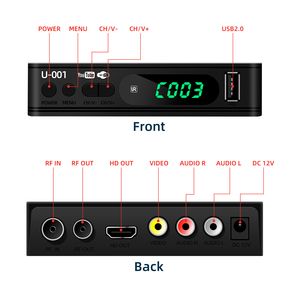 dvb t2至dvb t转换器Stb电视数字矩阵机顶盒dvb t2矩阵DVB-T2调制器 - Product Image 3