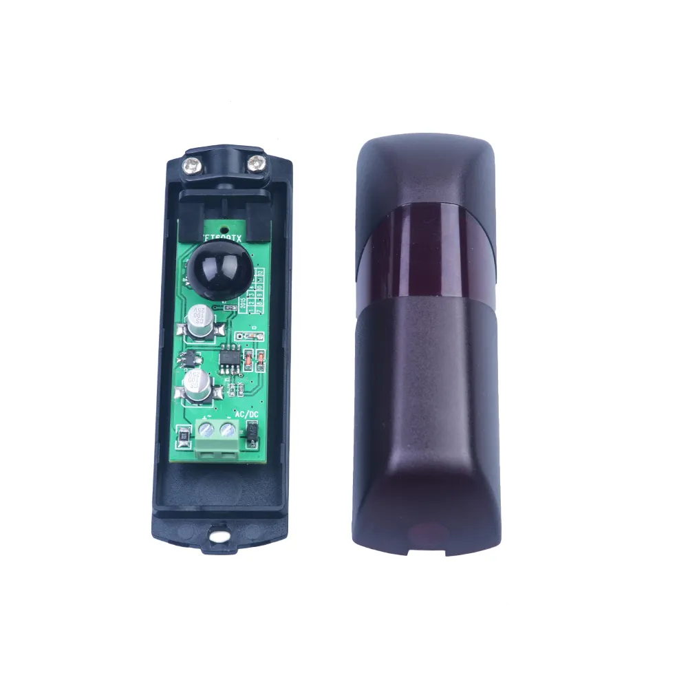 Sensores universales para puerta corredera YET609, interruptores de seguridad inalámbricos, sensor de haz de movimiento de fotocélula infrarroja para puertas