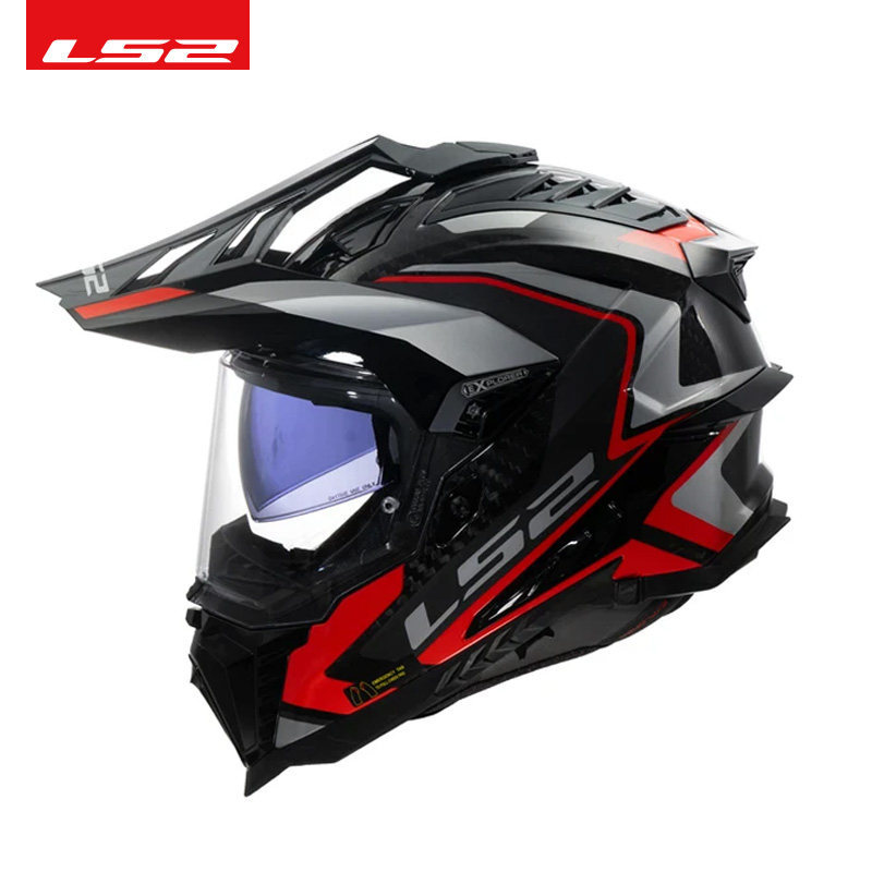 Carbon fiber 6k gray-red cutting edge