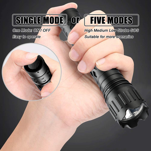 Zoomfire 1200 Lumens Sáng Đèn Pin Chiến Thuật Có Thể Sạc Lại Torch Ánh Sáng Nhôm Cầm Tay Đèn Pin Cho Cuộc Phiêu Lưu Ngoài Trời - Product Image 3