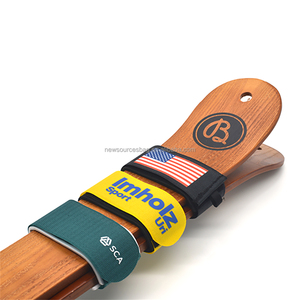Logotipo personalizado Cross Country Carrier Snowboard Gancho e <span class=keywords><strong>Loop</strong></span> Fastener <span class=keywords><strong>Tie</strong></span> Band Ski Straps