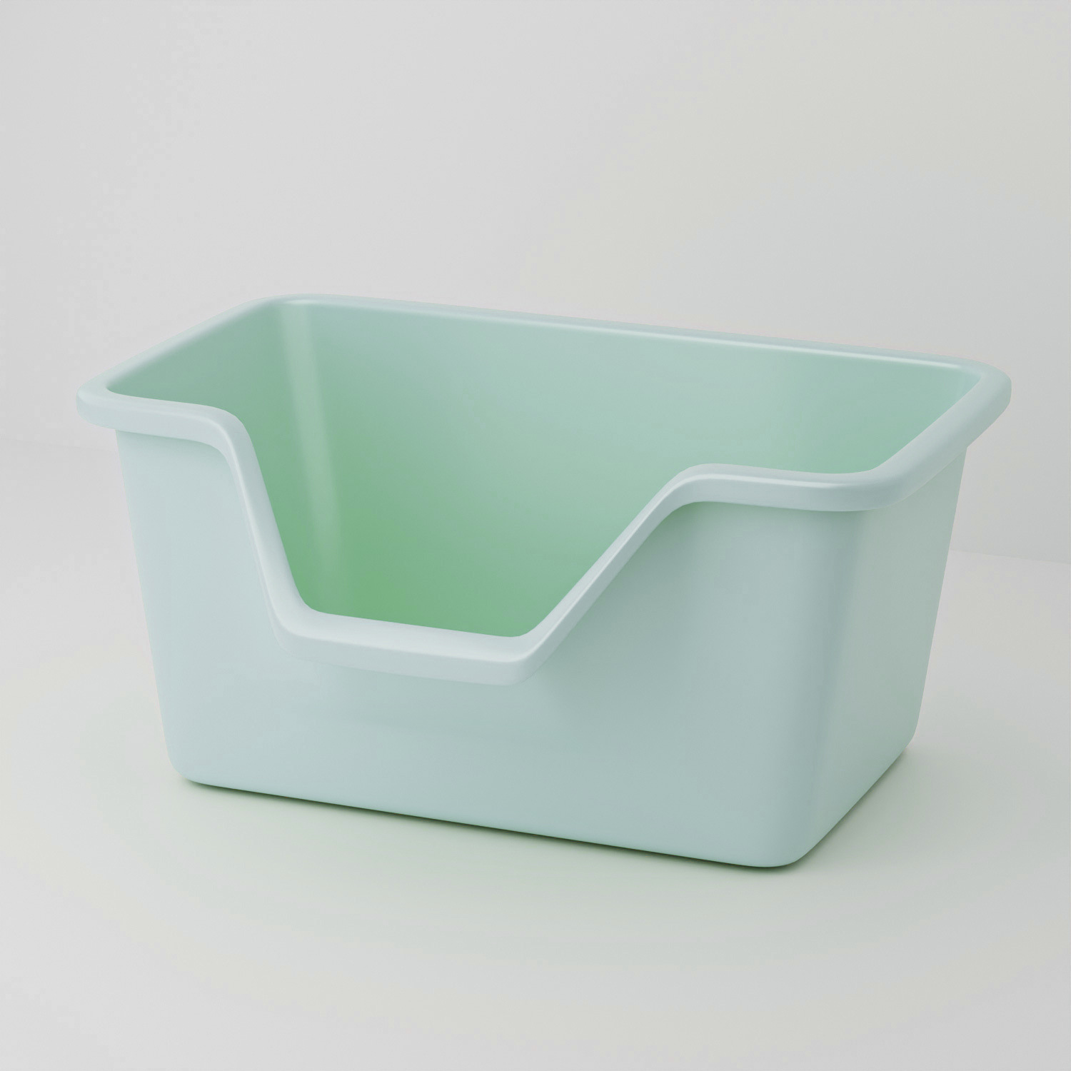 Small slanted litter box - blue 40cm