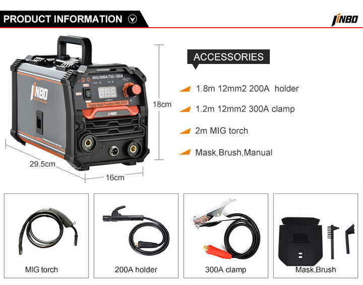 Smart Portable Single Phase IGBT Inverter TIG-200/250 Tig Welding Machine TIG/MMA Argon Arc Welding Machine 2in1 Tig Weld