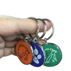 13,56 MHz Pet Collar Tag NFC Anti Lost Pet ID Tag mit unterschied lichem Qr-Code