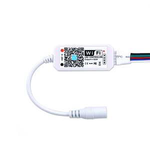 Prezzo più basso Smart Magic Home DC5V-24V microfono musicale fai da te 4A 100W Mini <span class=keywords><strong>Controller</strong></span> <span class=keywords><strong>WiFi</strong></span> RGBW per illuminazione RGBW