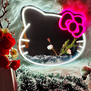 ป้ายไฟนีออน Hello Kitty LED ไฟกลางคืนปรับแต่งเองได้สำหรับสำนักงานและบริษัทไฟนีออนสว่าง - Product Image 2