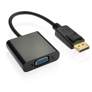 镀金1080P DisplayPort DP到VGA适配器DP到VGA 15PIN适配器dp公到vga母转换器电缆，用于pc视频 - Product Image 1