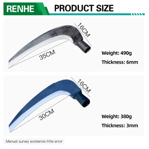 טוב מכירת כלי יד מותאם אישית חקלאות עשב חרג ידית סכין מגל גרגיר - Product Image 2