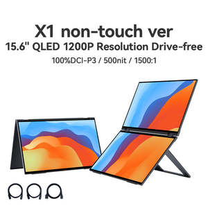 Inalámbrico OLED HD Gaming 16 ''pulgadas monitor portátil OEM con batería Función de pantalla táctil Monitor computadora pantalla LCD