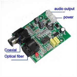DAC Digital <strong>Decoder</strong> CS8416+CS4344 Optical Fiber Coaxial Digital Signal Input Stereo Audio Output Decod for Amplifier DIY