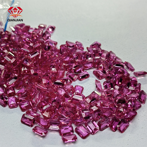 หินทับทิมสังเคราะห์ทรงหลวมตัดเป็นรูปสี่เหลี่ยมผืนผ้า5 # - Product Image 4