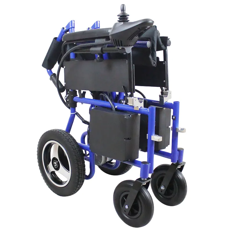 Penggunaan rumah olahraga Off Road, kursi roda listrik 4 roda multifungsi ekstra lebar, jarak panjang ramping tahan air