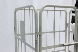 Depo haddeleme OEM çok katmanlı lojistik sepeti güvenlik 4 kapı kafes arabası lojistik arabası - Product Image 6