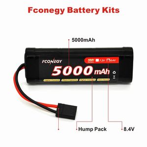 8.4V 5000mAh düz paketi <span class=keywords><strong>NiMH</strong></span> pil için Tamiya konnektörü ile RC yarış arabası tekne buggy