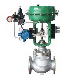 COVNA 2 路隔膜操作气动水流量蒸汽截止阀控制阀 4-20mA YTC智能定位器 - Product Image 6