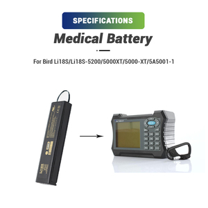 7.4V 5200mAh Li-ion Rechargeable <strong>Li18S</strong> <strong>Li18S</strong>-5200 Lithium Ion <strong>Batteries</strong> for Bird 5000XT 5000-XT Digital Power Meter <strong>Battery</strong> - Product Image 3