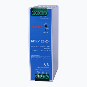 NDR-<span class=keywords><strong>120</strong></span>-24 <span class=keywords><strong>V</strong></span> anahtarlama güç kaynağı 24 <span class=keywords><strong>V</strong></span> <span class=keywords><strong>DC</strong></span> 0 ~ 5A