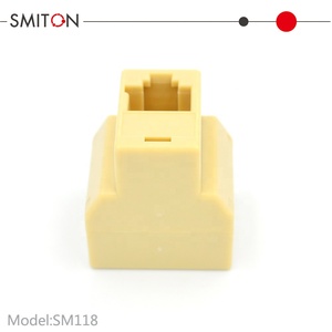Conector de acoplador RJ45 8P8C personalizado, divisor Ethernet RJ45 con conexiones de cable paralelo - Product Image 5