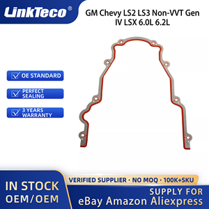 Linkteco Engine Timing Cover for <strong>GM</strong> Chevy LS2 LS3 Non-VVT Gen IV LSX 6.0L 6.2L 2005-2015 12633906 12600326 WG2148623 12561243 - Product Image 5