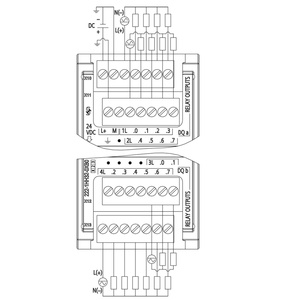 6ES7222-1HH32-0XB0 SALIDA DIGITAL SIMATIC 1222 SM 1200, 16 DO, salida de relé 2A, módulo de entrada analógica PLC proveedor