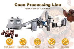 Planta de equipo de pasta de cacao, línea de producción de licor en masa, máquina de procesamiento de granos de cacao en polvo alcalinizado - Product Image 2
