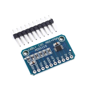 ADS1115 16-Bit-I2C-Modul Präzisions-ADC 4-Kanal-Entwicklungsplatine Pro Gain-Verstärker 2,0 V bis 5,5 V.