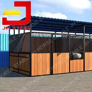 Prefabrik özel yapı at ahırlar çatı hızlı montaj binicilik tesisi ile veya olmadan çeşitli dolgu seçenekleri - Product Image 1
