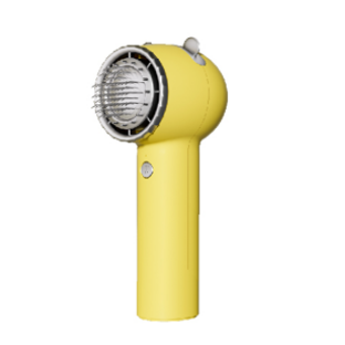 Sèche-brosse sans fil pour animaux de compagnie, jaune