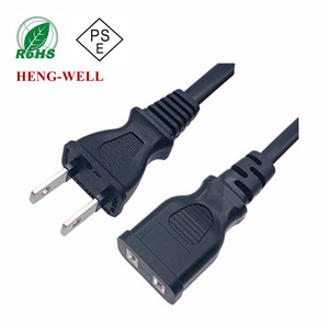 สายไฟ2ขาสำหรับคอมพิวเตอร์มาตรฐาน IEC C7 110V จากญี่ปุ่น - Product Image 2