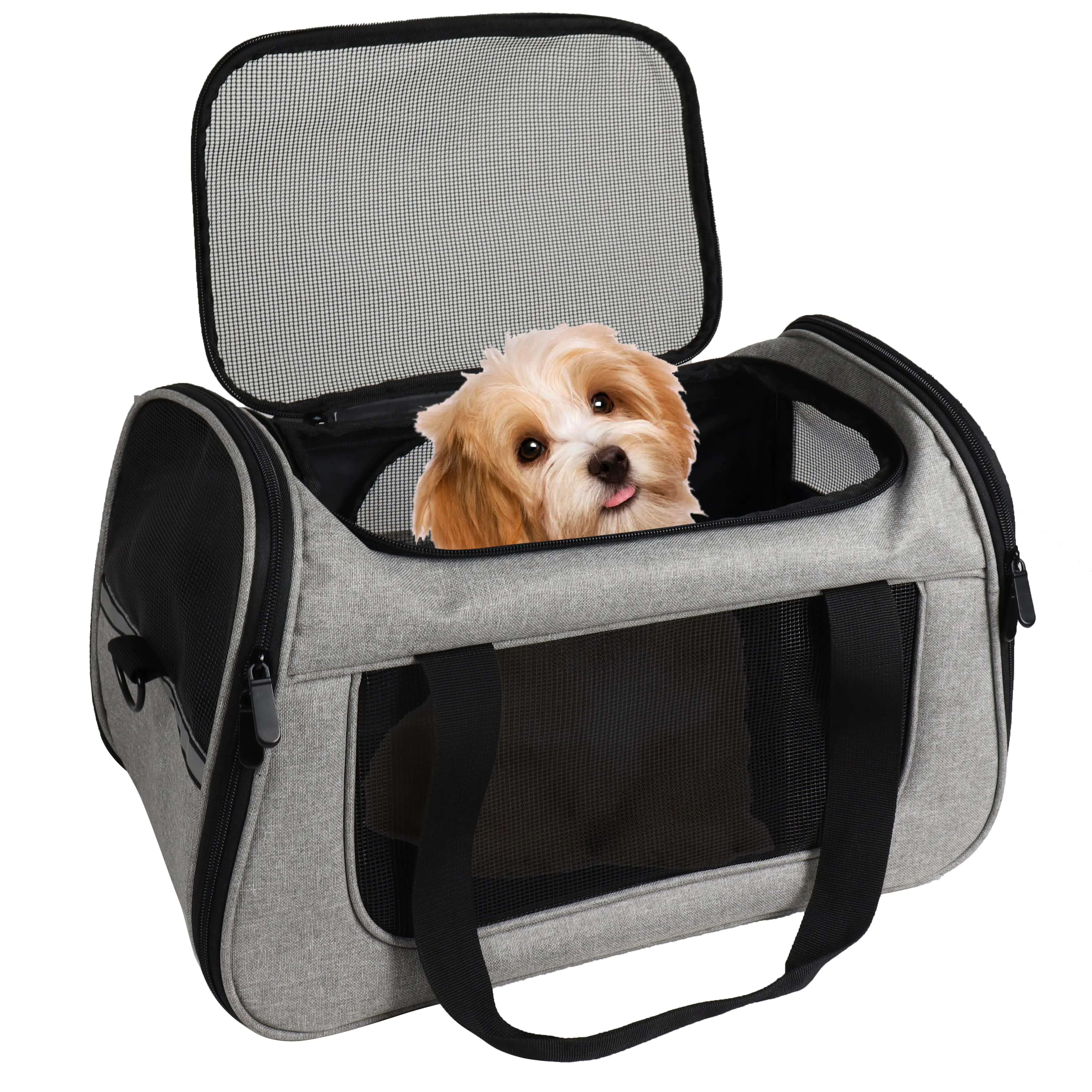 Переноска Obaili для домашних животных, вместительный органайзер для путешествий и выходных, сумка-тоут для собак, новый дизайн