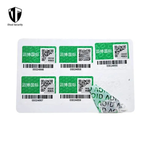 Непревзойденная наклейка с Qr-кодом, упаковка, логотип, Виниловая наклейка, частная этикетка, индивидуальная голографическая этикетка, наклейки для охранной печати