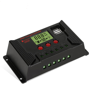 Regolatore di carica solare CPLS PWM regolatore di carica del regolatore della batteria del pannello solare 12V/24V con doppio Display LCD USB - Product Image 4