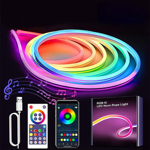 LEDEAST 3M01 Tuya Smart Life WifiLEDミュージックストリップライトIP68防水3M5MリモコンRGBICCOBネオンロープライト - Product Image 3