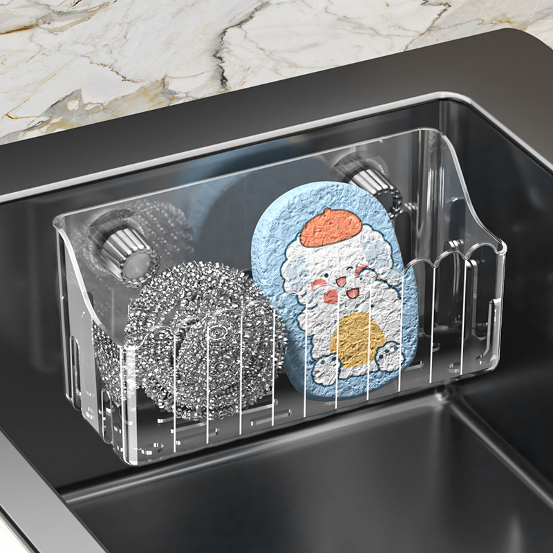Rectangular drain rack - transparent