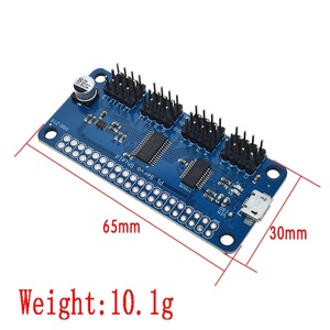 <strong>Raspberry</strong> <strong>Pi</strong> <strong>Servo</strong> Driver HAT providing precise PWM output 16-Channel 12-bit I2C Interface support <strong>Raspberry</strong> <strong>Pi</strong> Zero/Zero W/3B+ - Product Image 3